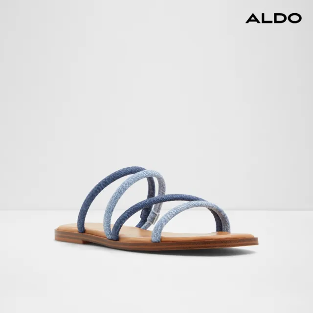 【ALDO】STILA-時尚簡約細帶涼拖鞋-女鞋(藍色)