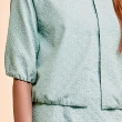 【ILEY 伊蕾】精緻泡泡布連袖小外套(淺綠色；M-XL；1241164003)