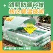 【Zhuyin】三層加厚 充氣游泳池 含銀膠遮陽棚 1.5米(加贈電動充氣幫浦)
