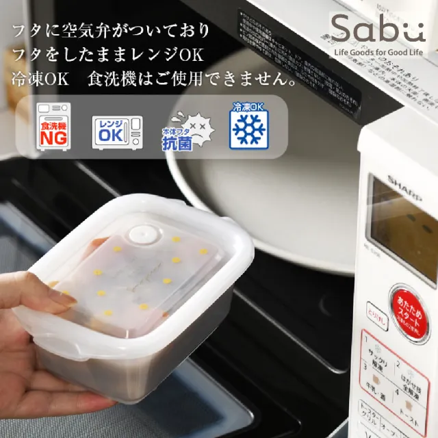 【SABU HIROMORI】日本製PIANTA復古文青小花高品質抗菌可微波保鮮盒5件組 北歐(300ml x 3個 + 150ml x 2個)