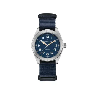 【HAMILTON 漢米爾頓】卡其陸戰遠征 Expedition 腕錶 41mm(自動上鍊 中性 NATO帶 H70315940)