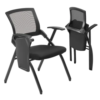【G+ 居家】舒適靈活折疊會議椅含桌面(折疊椅/餐椅/塑鋼椅/洽談椅)