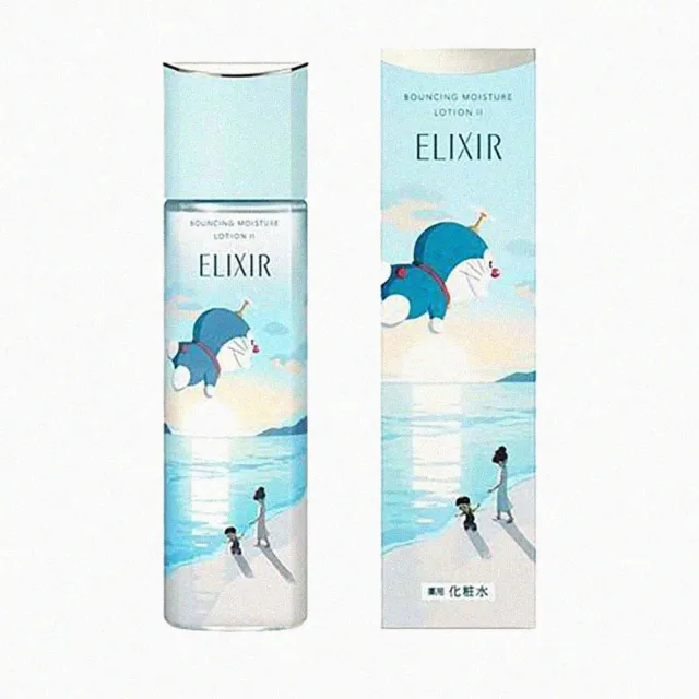 【ELIXIR】彈潤精華水170mL 哆啦a夢(日本境內 限定版 彈潤 精華水)