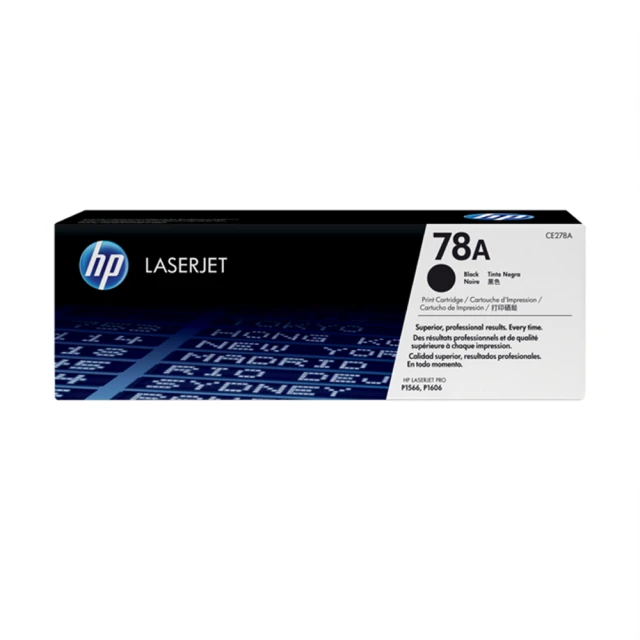 HP 惠普HP 惠普 78A LaserJet 黑色原廠碳粉匣(CE278A)