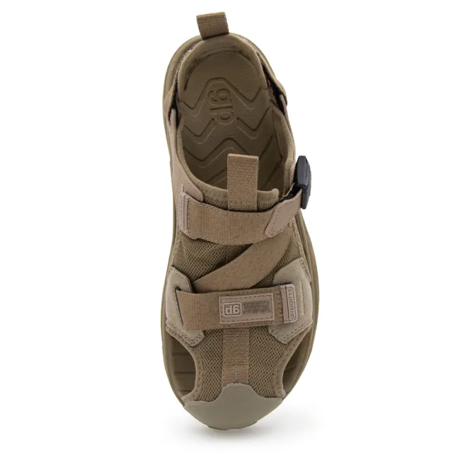 【G.P】男款Q軟舒適磁扣兩用護趾鞋D591M-棕軍色(SIZE:40-44 共二色)