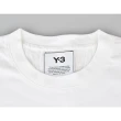 【Y-3 山本耀司】Adidas Y-3 CLASSIC胸口經典印花LOGO棉質圓領短袖T恤(男款/白)
