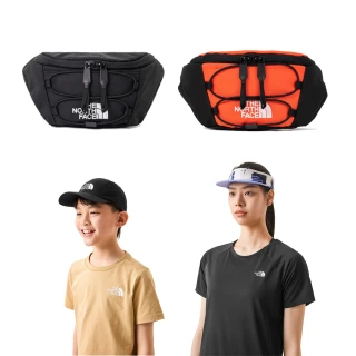 【The North Face 官方旗艦】超值配件組-休閒棒球帽/腰包(小包/腰包/棒球帽/防曬)