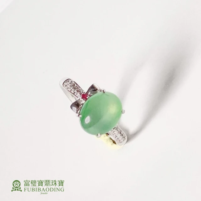 Fubibaoding jeweler 富璧寶鼎珠寶 冰種翡翠蝴蝶結晴水戒指(天然A貨 翡翠 情人節 母親節 國際圍#11)