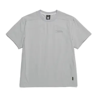 【國家地理服飾官方旗艦】男女同款 URBAN AIRDOT 短袖上衣 - 灰色(高透氣/輕量化/男女同款)