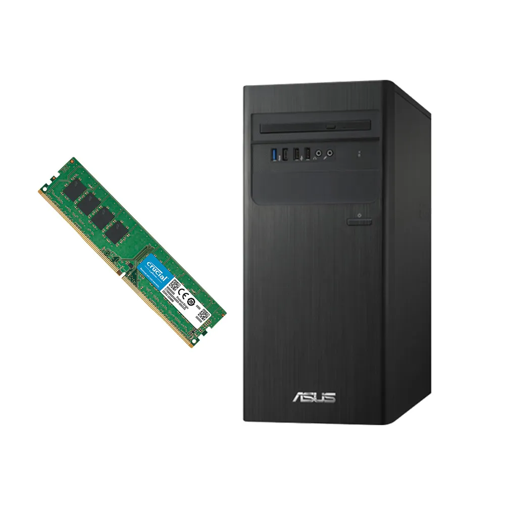 【ASUS 華碩】+16G記憶體組★i7 RTX3060十六核電腦(H-S500TE/i7-13700/16G/1T HDD+512G SSD/RTX3060/W11)