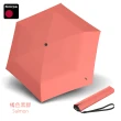 【Knirps 德國紅點傘】手開傘-極致扁型設計摺疊傘(US050黑膠-素面)