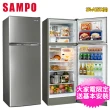 【SAMPO 聲寶】250公升一級能效超值變頻雙門冰箱SR-A25D-G(含拆箱定位+舊機回收)