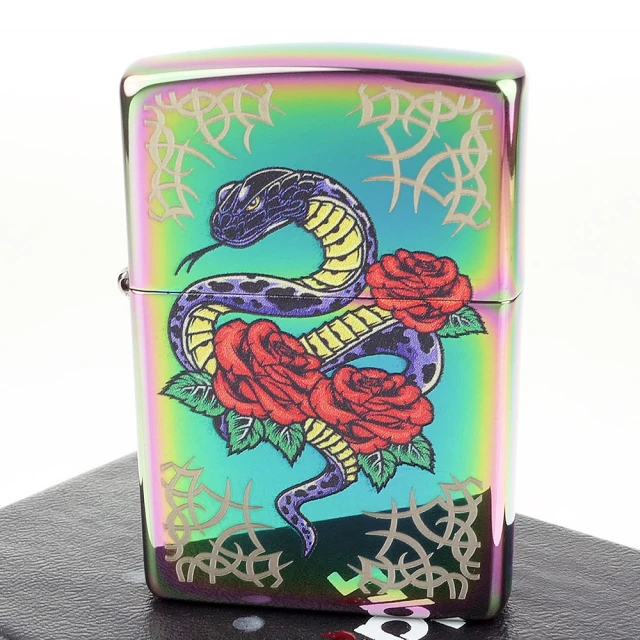 Zippo 美系~Cannabis Design-大麻葉圖案