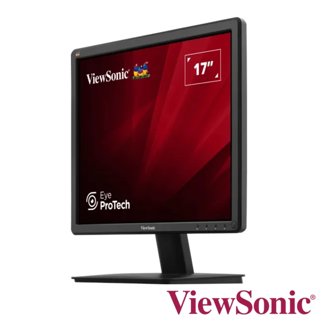 【ViewSonic 優派】VA709 17型 TN SXGA 75Hz 護眼電腦螢幕(VGA/DVI/5ms)