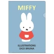 【小禮堂】Miffy 米飛兔 A4 L夾資料夾(平輸品)