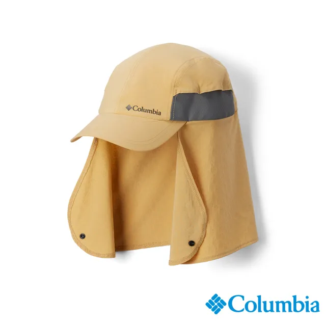 【Columbia 哥倫比亞 官方旗艦】中性-Coolhead Ice™UPF50涼感快排遮陽帽-黃色(UCU04180YL/IS)