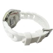 【COACH】經典 LOGO編織果凍錶帶女用手錶(米白)