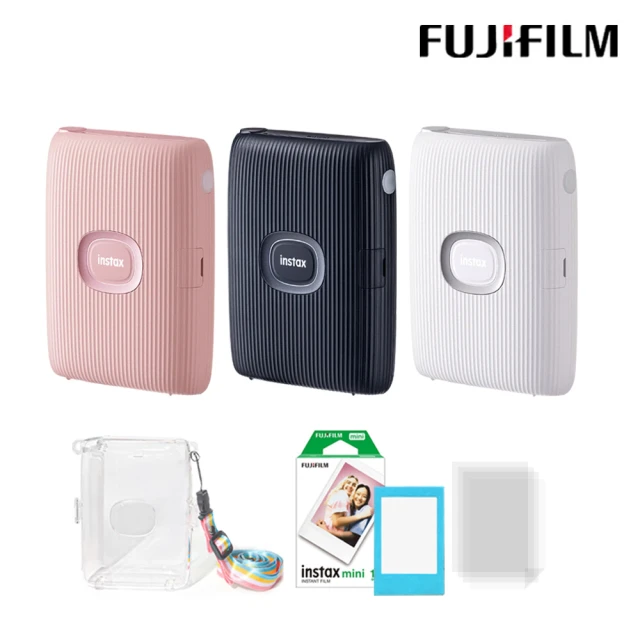 【FUJIFILM 富士】instax mini Link2 手機印相機 原廠公司貨(水晶殼10張底片...好禮組)