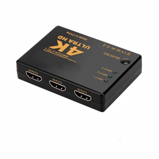 【LineQ】4K 2K 高畫質HDMI 3進一出切換器