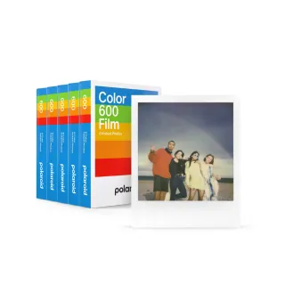 【Polaroid 寶麗來】600型 彩色白框相紙-40張(D6F6)