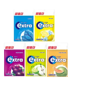【Extra】益齒達 潔淨無糖口香糖 62g*10入(潔牙/口腔清潔)