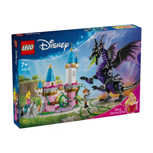 【LEGO 樂高】迪士尼公主系列 43240 龍形態黑巫婆(Maleficent’s Dragon Form 睡美人 禮物)