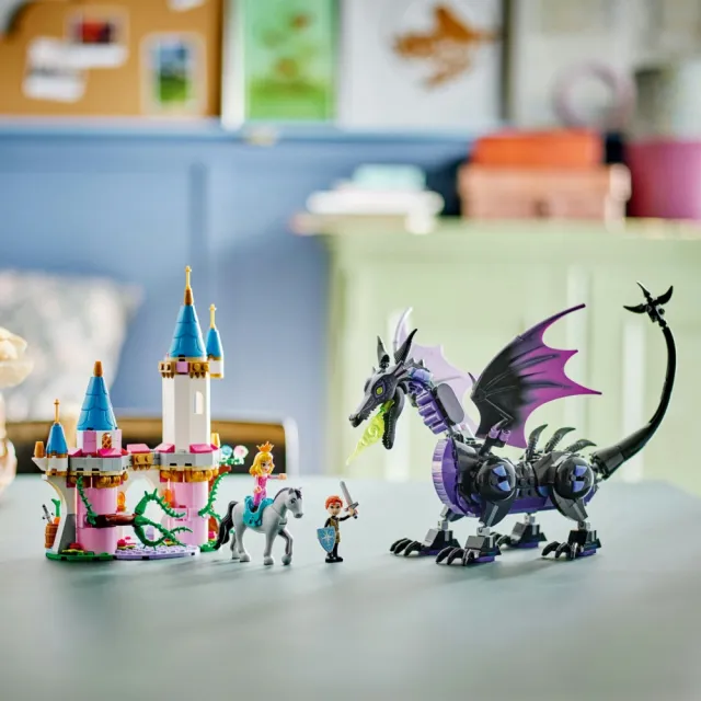 【LEGO 樂高】迪士尼公主系列 43240 龍形態黑巫婆(Maleficent’s Dragon Form 睡美人 禮物)