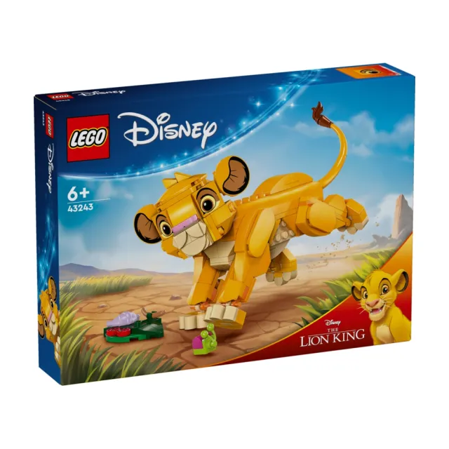 【LEGO 樂高】迪士尼系列 43243 幼年獅子王辛巴(Simba the Lion King Cub 創意力遊戲 禮物)