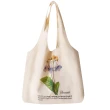 【E.City】自然風花朵植物單肩帆布袋(購物 收納)
