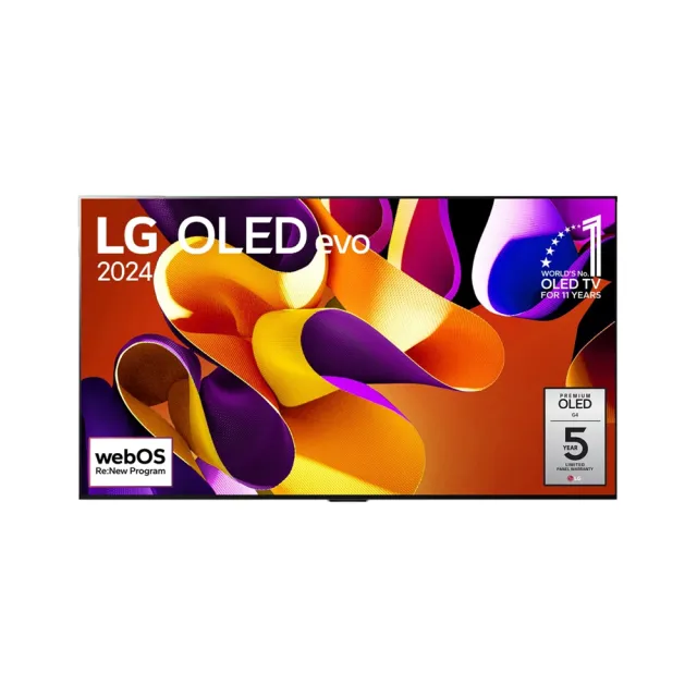 【LG 樂金】83型OLED evo G4零間隙藝廊系列 4K AI物聯網智慧電視(OLED83G4PTA)