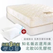 【德泰】五星級飯店款 彈簧床墊-單人3尺+Oleles 歐萊絲 乳膠QQ枕(送保潔墊)