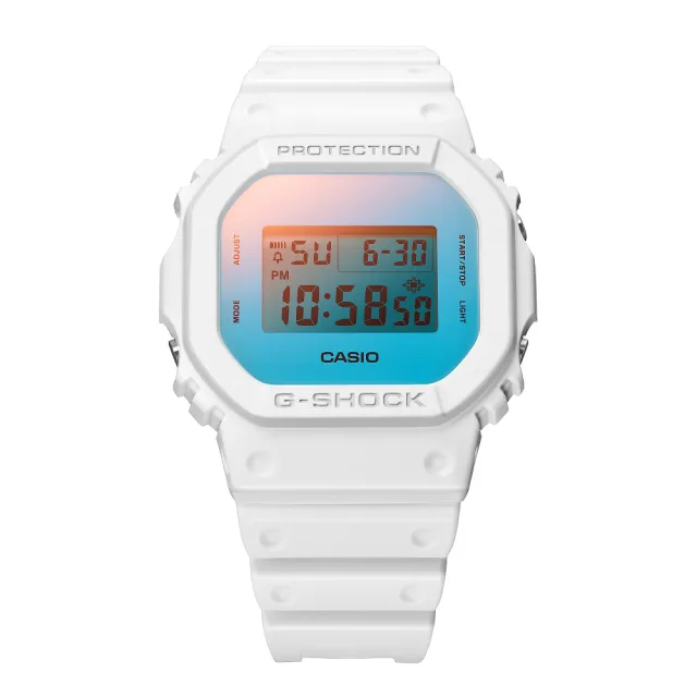 【CASIO 卡西歐】G-SHOCK陽光海灘電子錶(DW-5600TL-7)