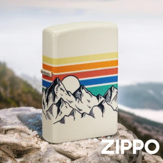 【Zippo】山景日落防風打火機(美國防風打火機)