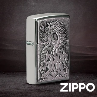 【Zippo】咆哮巨龍防風打火機(美國防風打火機)