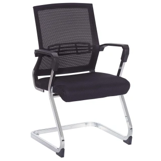 【Hampton 漢汀堡】丹尼斯黑色網布會議椅(辦公椅/電腦椅/椅子/座椅/會議椅)