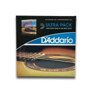 【DAddario】原廠美國製造 兩包裝木吉他弦 11-52／EJ26 EZ910(民謠吉他弦 Strings 結他弦 琴弦)