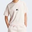 【adidas 愛迪達】M Z.N.E. TEE 男款 粉色 運動 休閒 基本款 LOGO 休閒 上衣 短袖 IR5236