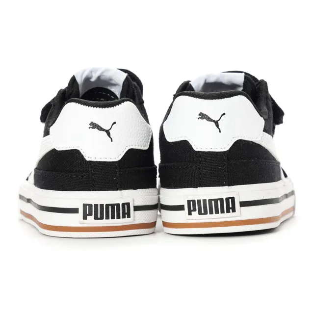 【PUMA】Court Classic Vulc FS V PS 鞋款 中童 童鞋 白鞋 休閒鞋 魔鬼氈 帆布鞋(39656003)