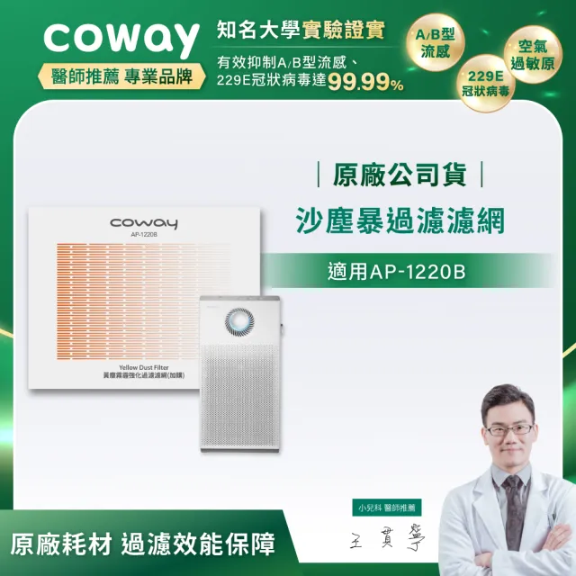 【Coway】沙塵暴過濾濾網(適用AP-1220B)