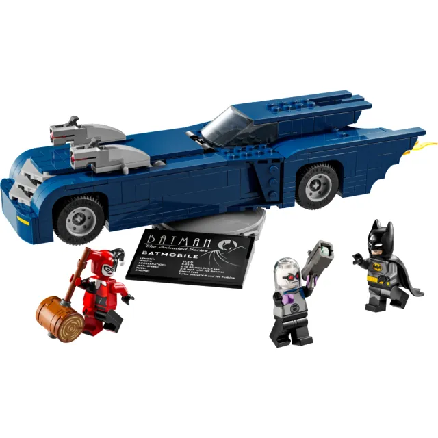 【LEGO 樂高】DC超級英雄系列 76274 蝙蝠俠駕駛蝙蝠車決戰小丑女和急凍人(DIY積木 蝙蝠俠玩具 禮物)