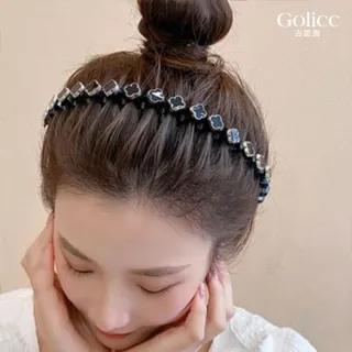 【Golicc】波浪 髮箍(髮飾 頭飾 髮箍 頭箍 瀏海 韓國 禮物 618 年中慶)