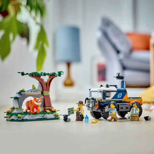 【LEGO 樂高】城市系列 60426 叢林探險家越野卡車(玩具車 DIY積木 禮物)