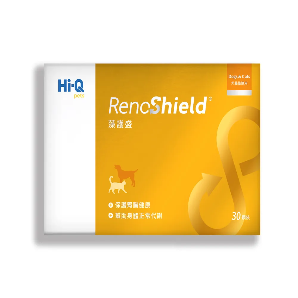 【Hi-Q Pets】藻護盛ReneShield 300mg-30顆(中華海洋/犬貓適用/腎臟機能保健/維持正常代謝)