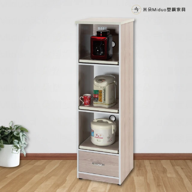 Miduo 米朵塑鋼家具Miduo 米朵塑鋼家具 1.5尺一抽三拉盤塑鋼電器櫃（附插座）