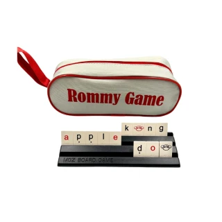 【漫格子】Rommy 袋裝小牌英語麻將版(數字遊戲 益智桌遊 以色列麻將)