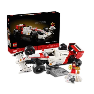 【LEGO 樂高】Icons 10330 McLaren MP4/4 & Ayrton Senna(麥拉倫 賽車 禮物 居家擺設)