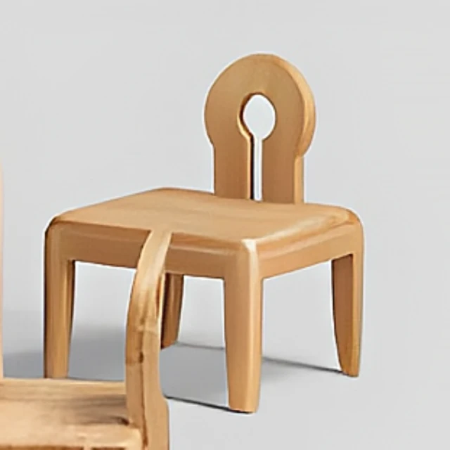 AT HOME 二入組橘色皮質黑腳鐵藝餐椅/休閒椅 現代簡約