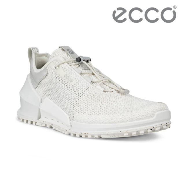 ecco BIOM 2.0 W 健步透氣織物極速戶外運動鞋 女鞋(白色 80067350874)