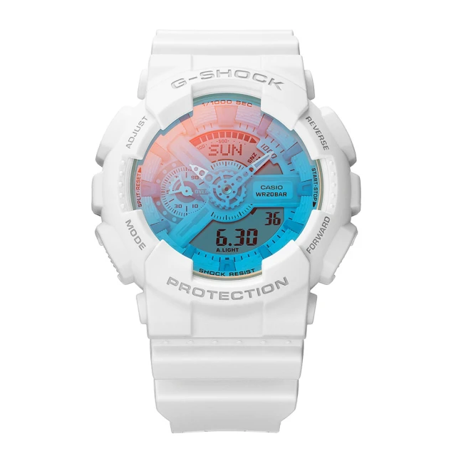 CASIO 卡西歐 G-SHOCK 未來時尚 小巧纖薄雙顯錶