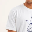 【Arnold Palmer 雨傘】中性款-胸前五角星LOGO刺繡T恤(白色)